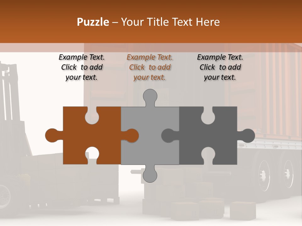 Shipment Transportation Supply PowerPoint Template