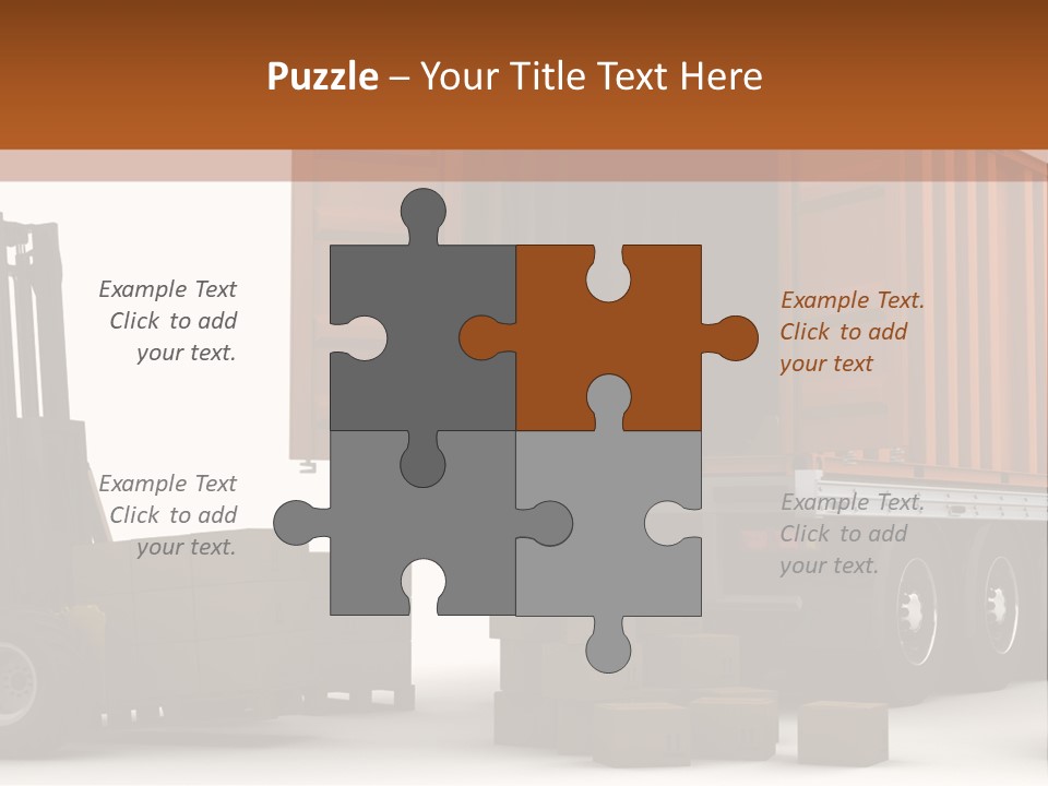 Shipment Transportation Supply PowerPoint Template