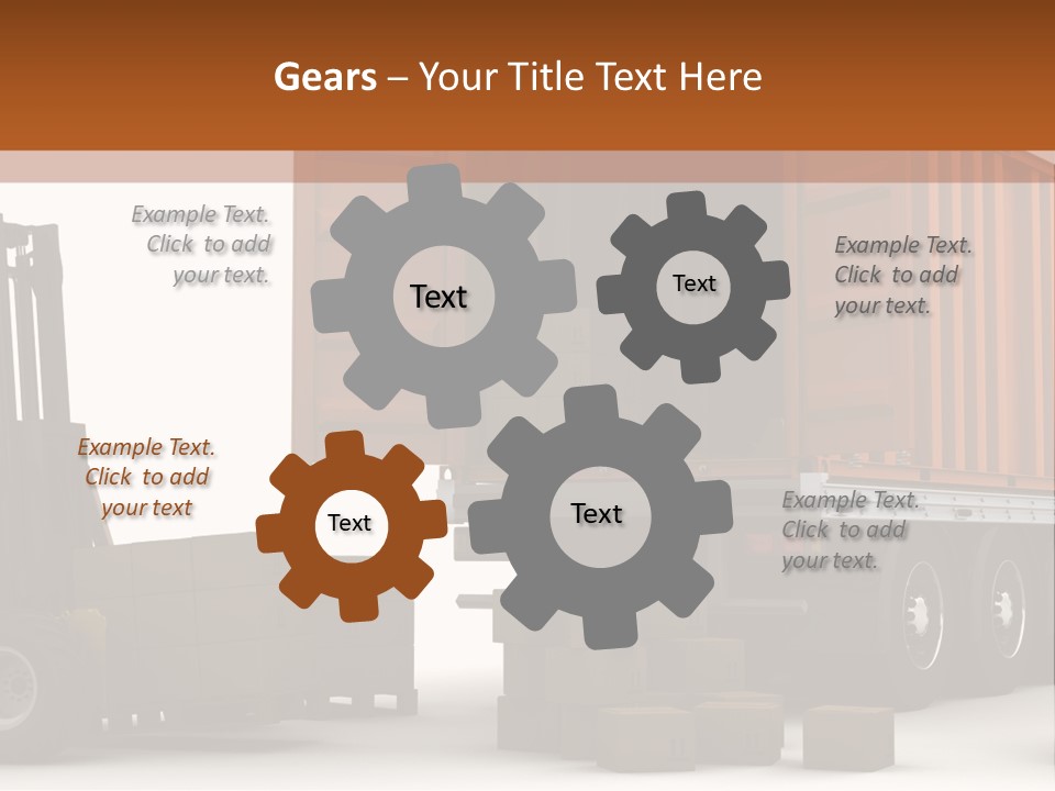 Shipment Transportation Supply PowerPoint Template