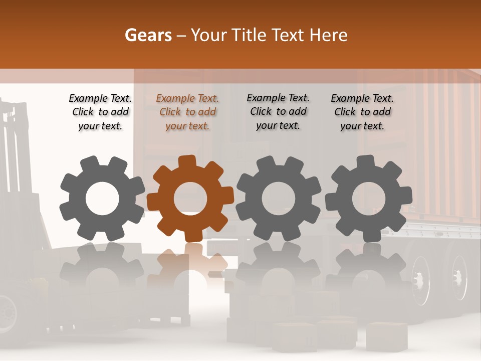 Shipment Transportation Supply PowerPoint Template