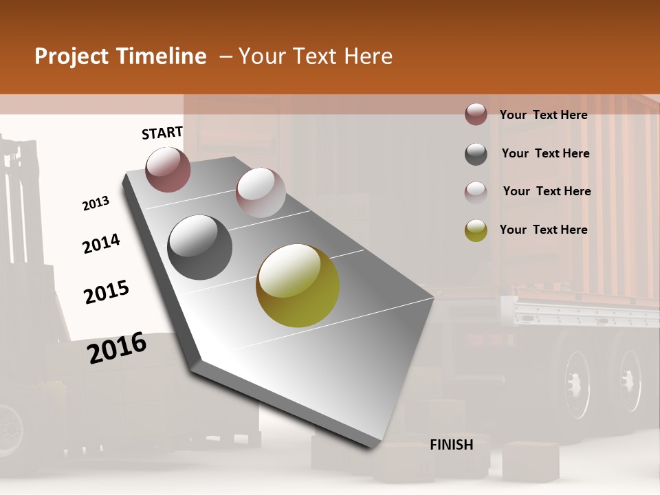 Shipment Transportation Supply PowerPoint Template