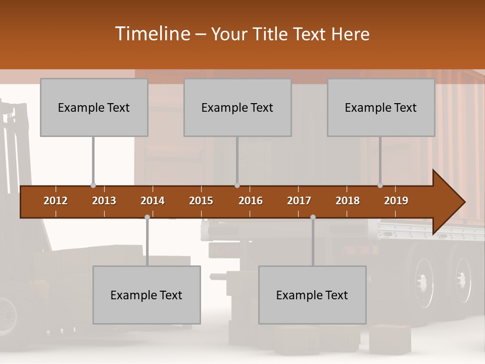 Shipment Transportation Supply PowerPoint Template