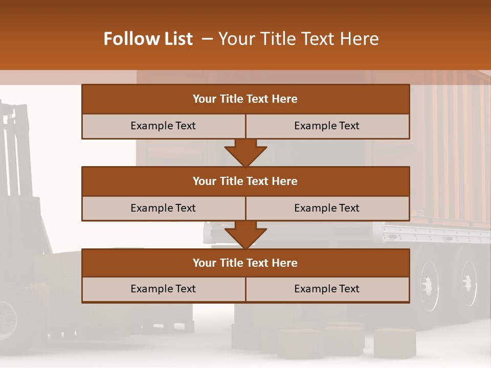 Shipment Transportation Supply PowerPoint Template