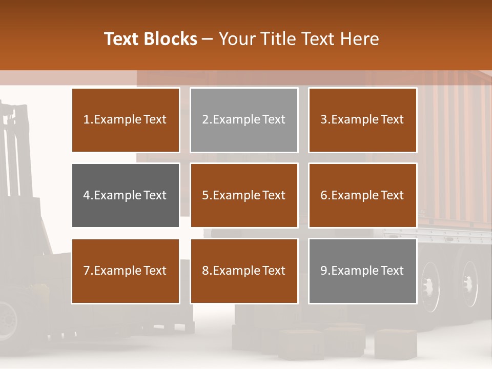 Shipment Transportation Supply PowerPoint Template