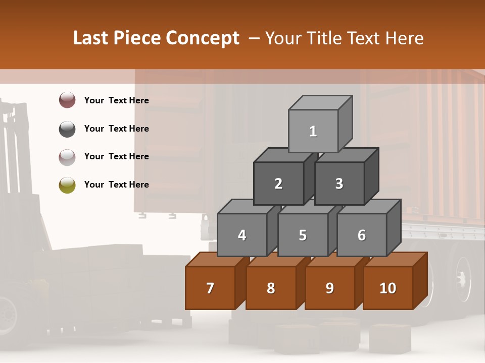 Shipment Transportation Supply PowerPoint Template