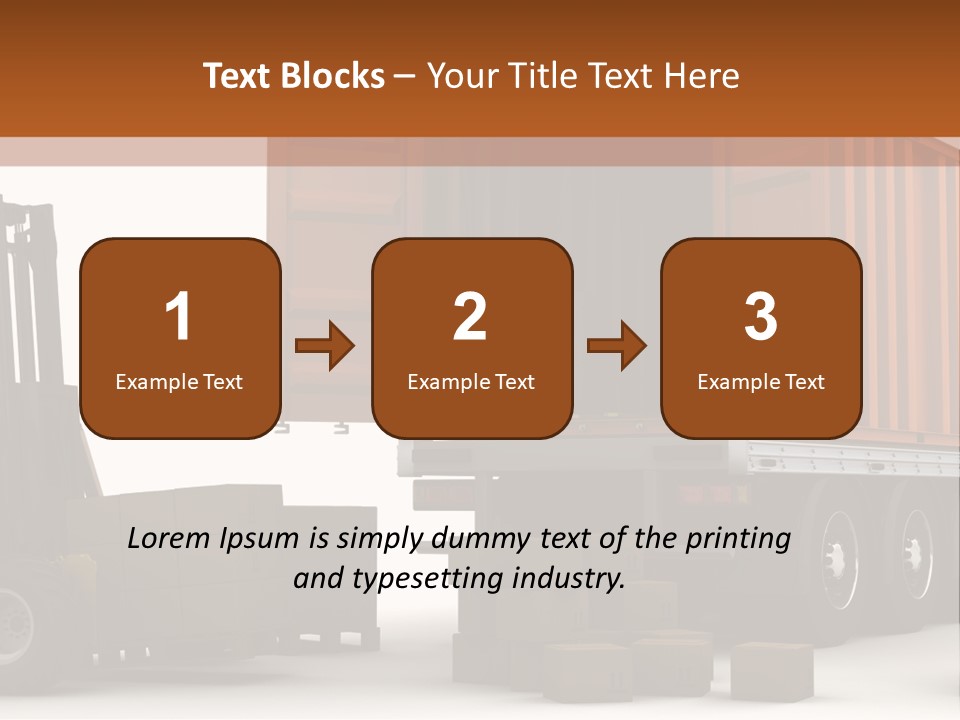 Shipment Transportation Supply PowerPoint Template