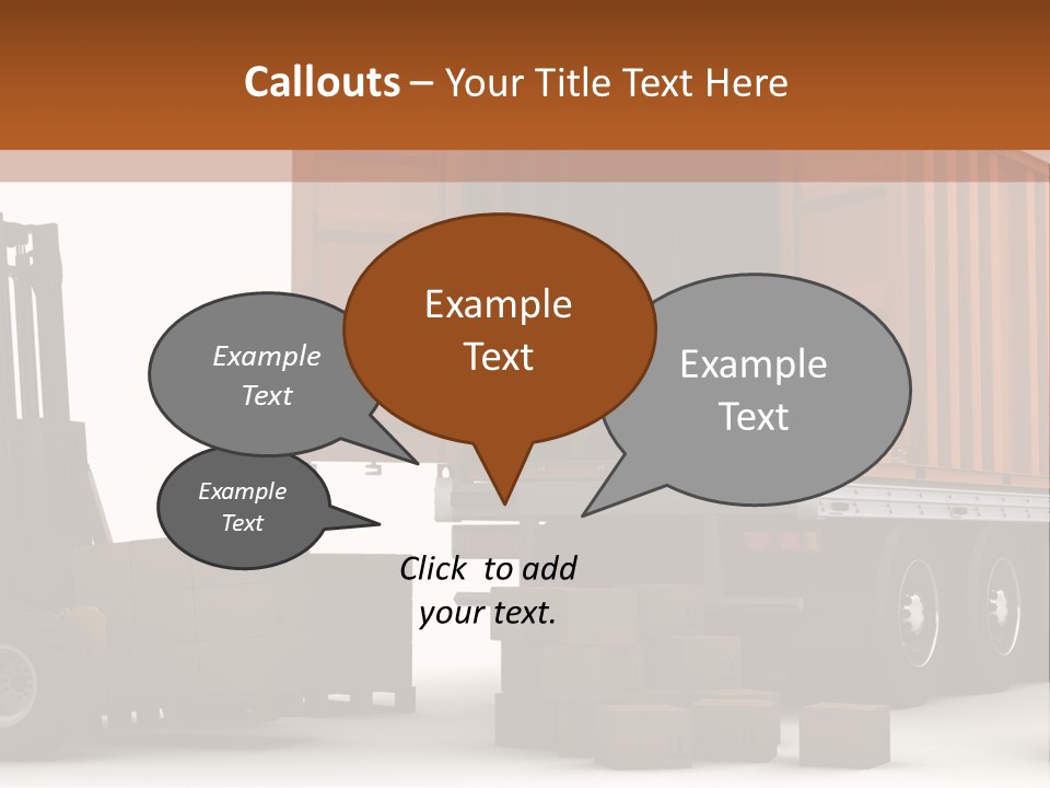 Shipment Transportation Supply PowerPoint Template