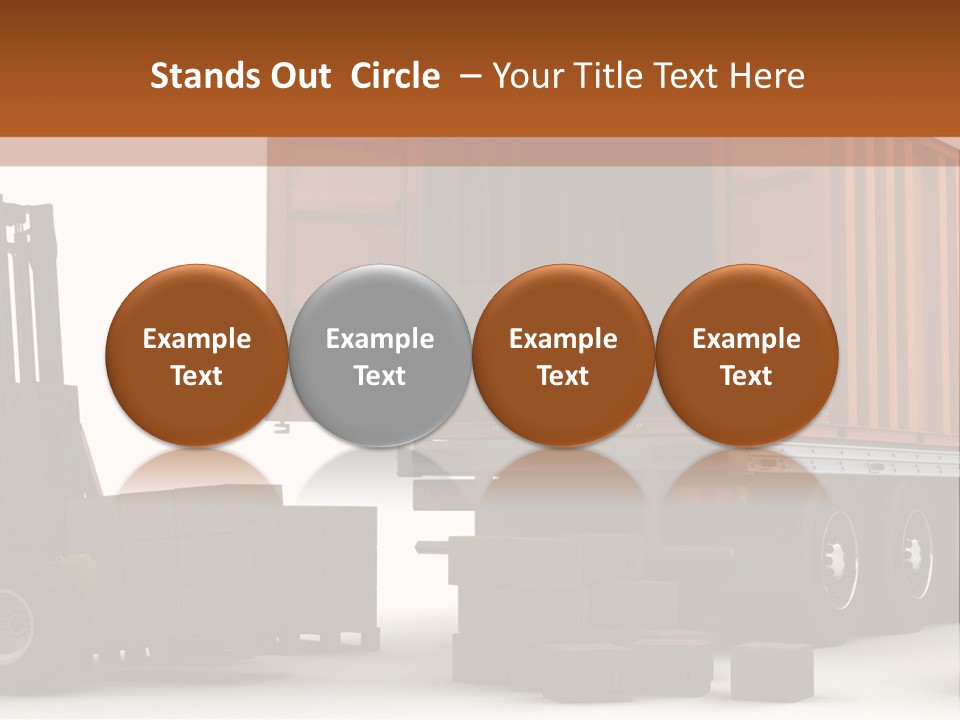 Shipment Transportation Supply PowerPoint Template