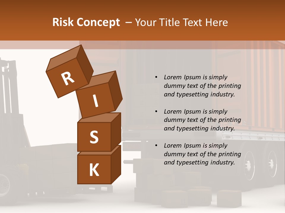 Shipment Transportation Supply PowerPoint Template
