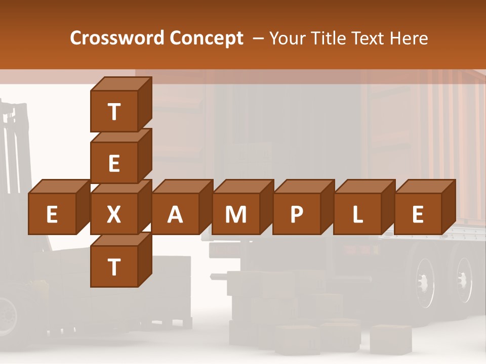 Shipment Transportation Supply PowerPoint Template