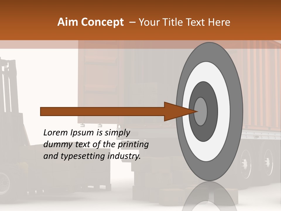 Shipment Transportation Supply PowerPoint Template
