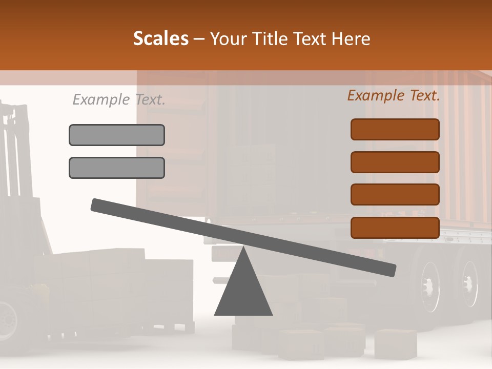 Shipment Transportation Supply PowerPoint Template