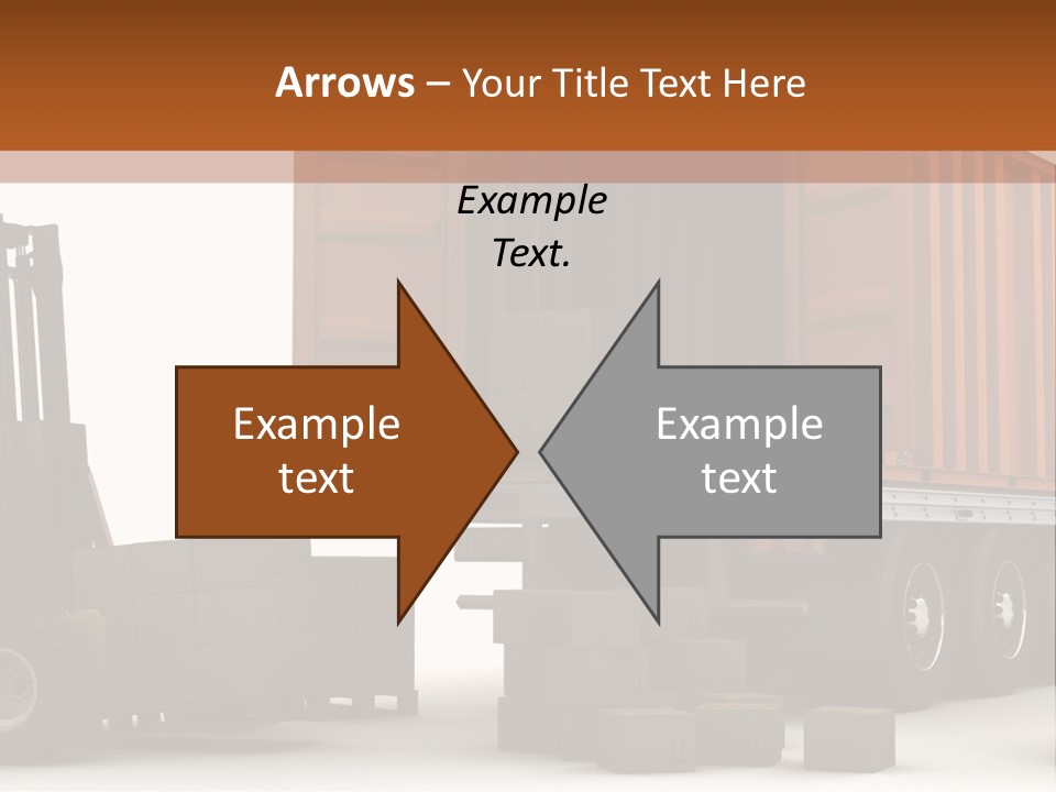 Shipment Transportation Supply PowerPoint Template