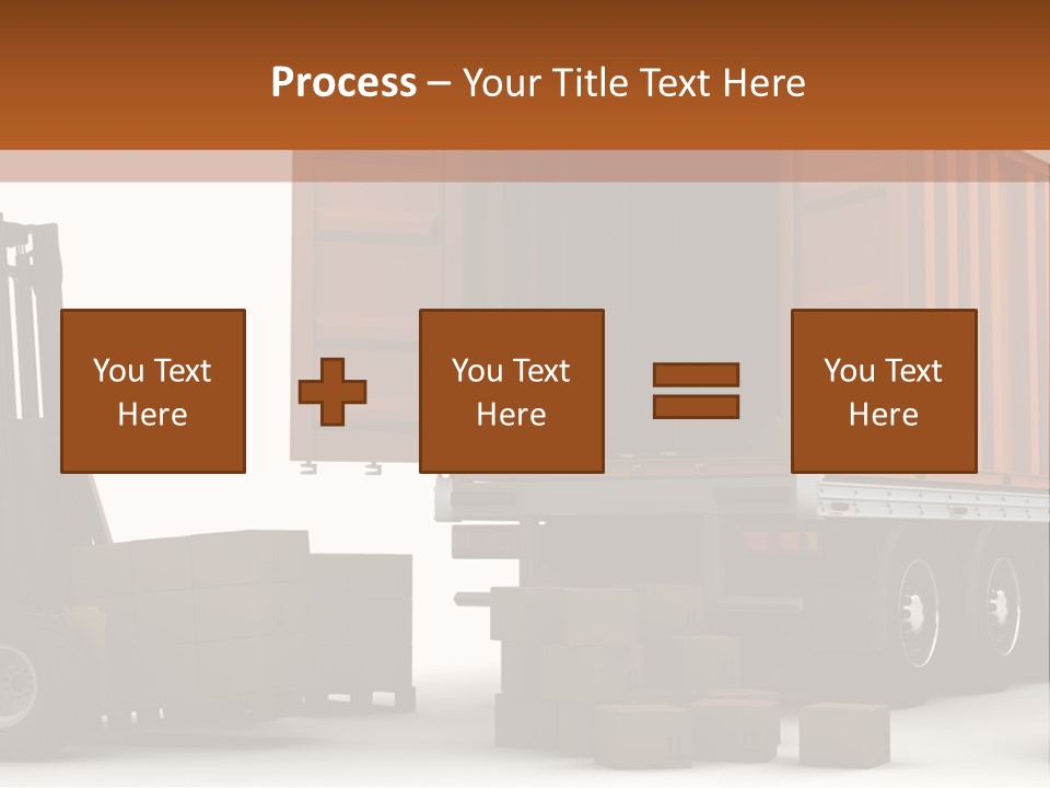 Shipment Transportation Supply PowerPoint Template