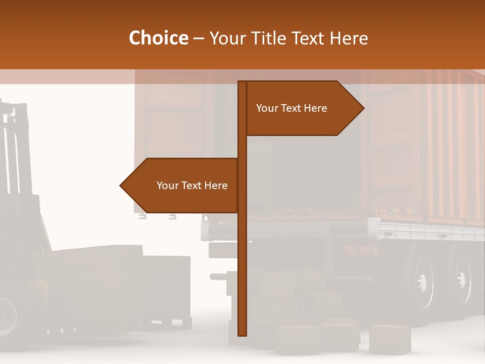 Shipment Transportation Supply PowerPoint Template