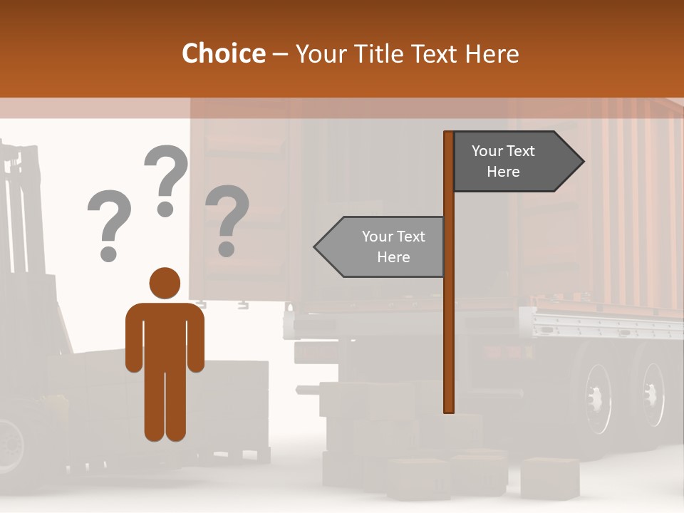 Shipment Transportation Supply PowerPoint Template