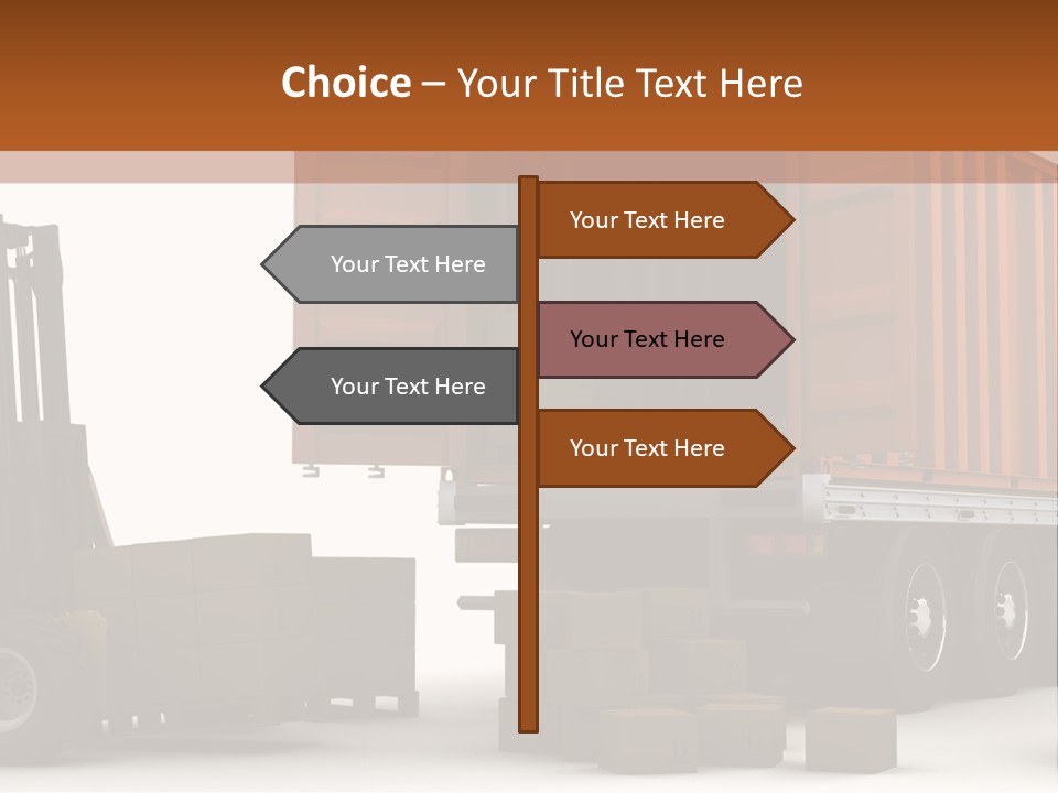 Shipment Transportation Supply PowerPoint Template