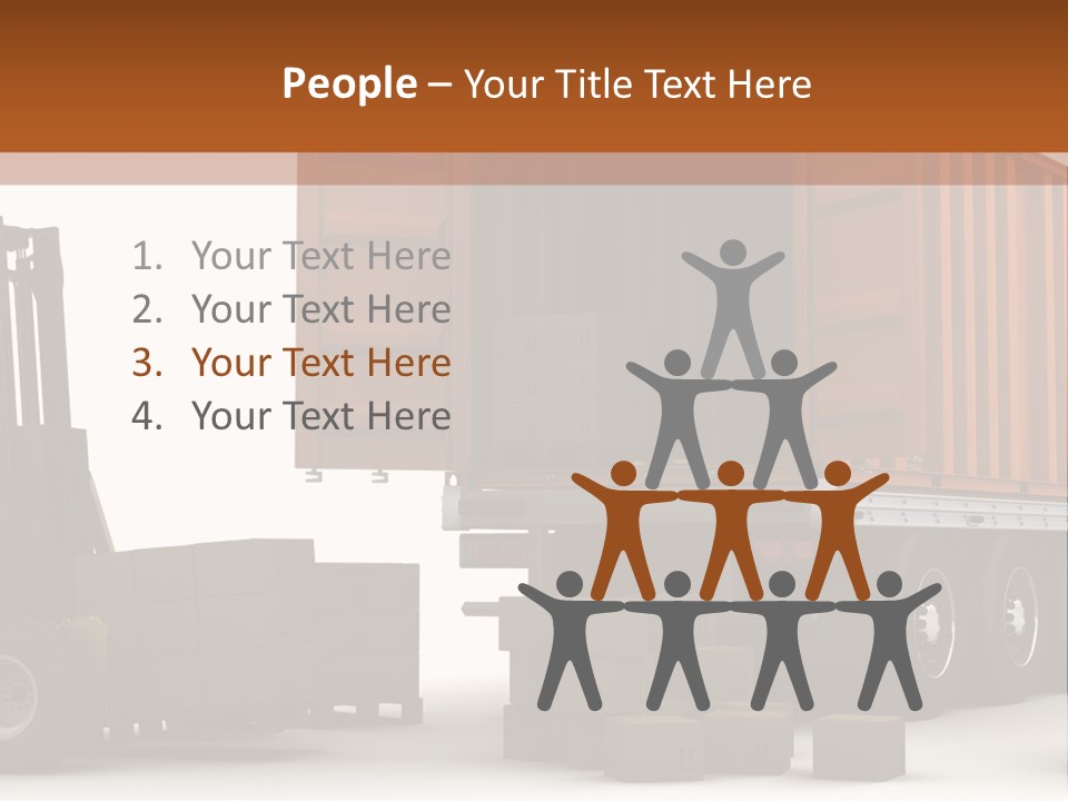 Shipment Transportation Supply PowerPoint Template