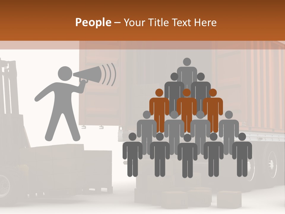 Shipment Transportation Supply PowerPoint Template