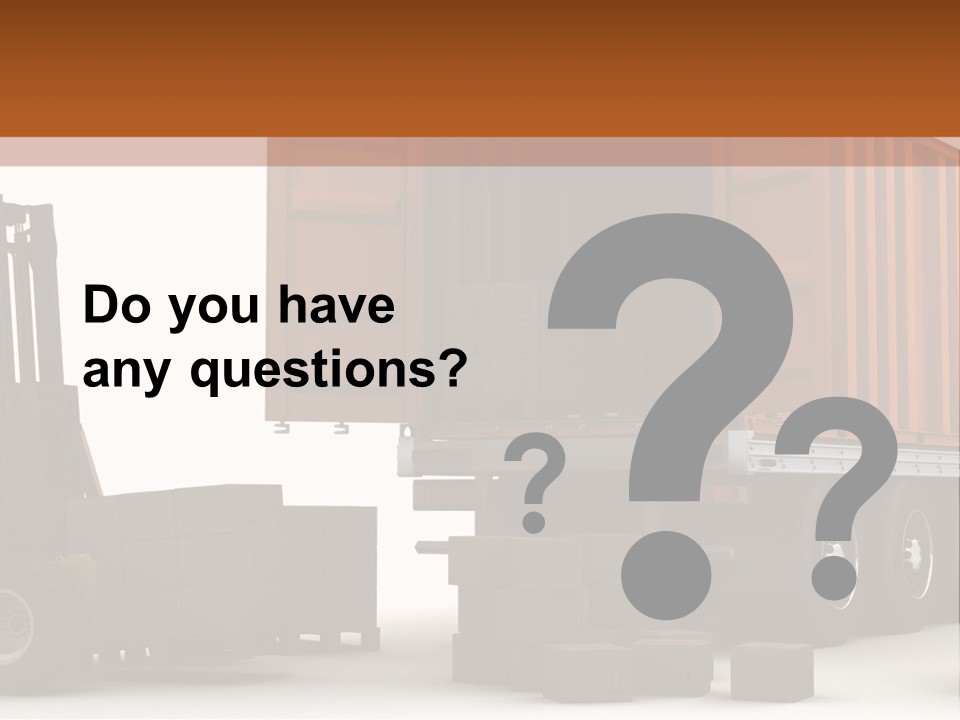 Shipment Transportation Supply PowerPoint Template