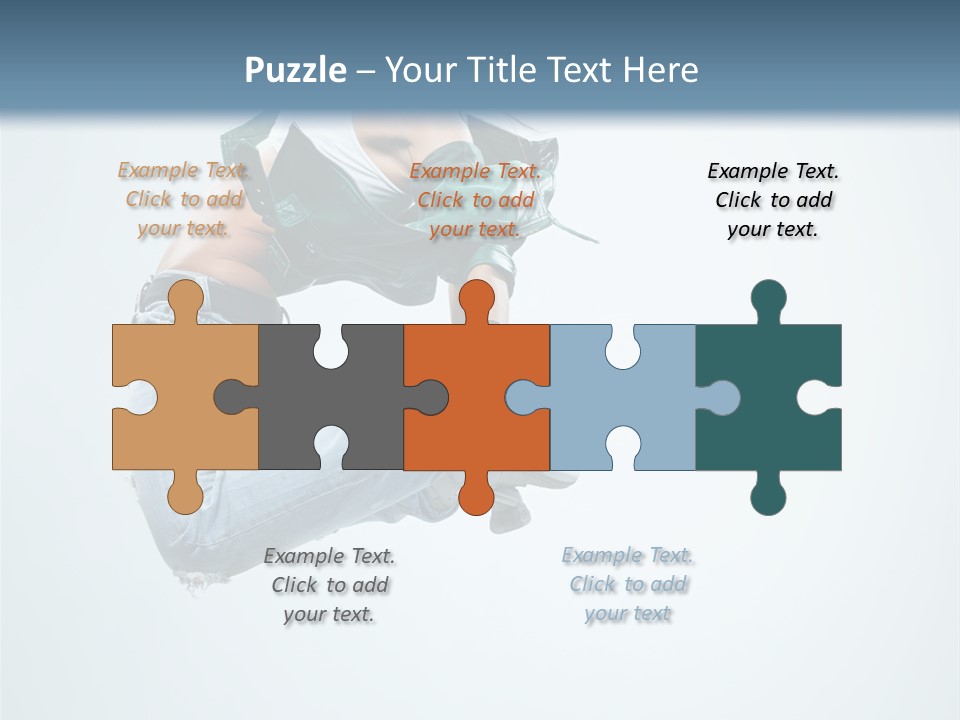 Dancer Mid Air Hip Hop PowerPoint Template