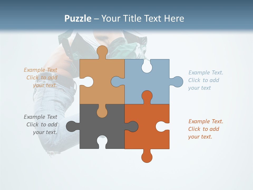 Dancer Mid Air Hip Hop PowerPoint Template