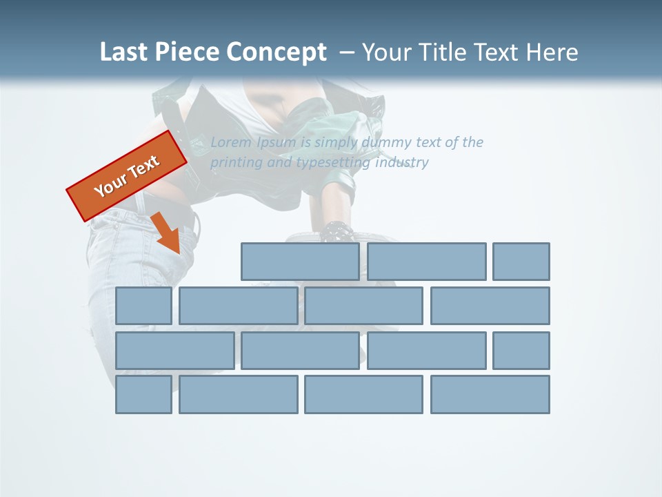 Dancer Mid Air Hip Hop PowerPoint Template