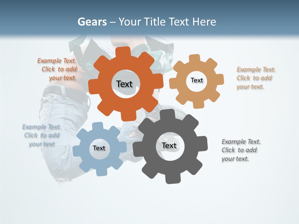 Dancer Mid Air Hip Hop PowerPoint Template