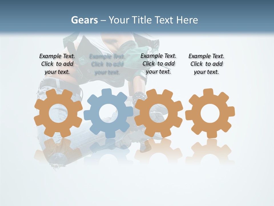 Dancer Mid Air Hip Hop PowerPoint Template