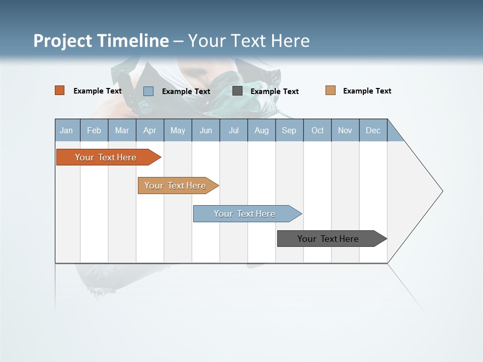 Dancer Mid Air Hip Hop PowerPoint Template