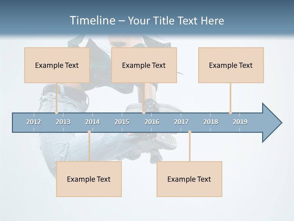 Dancer Mid Air Hip Hop PowerPoint Template