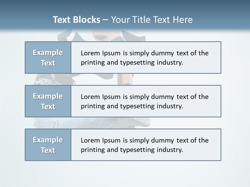 Dancer Mid Air Hip Hop PowerPoint Template