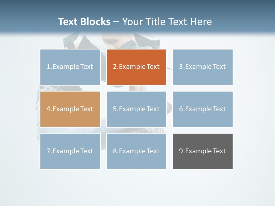 Dancer Mid Air Hip Hop PowerPoint Template