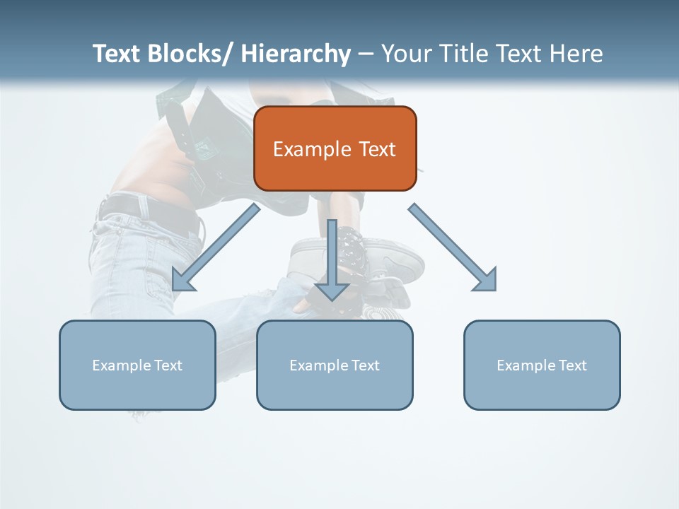 Dancer Mid Air Hip Hop PowerPoint Template