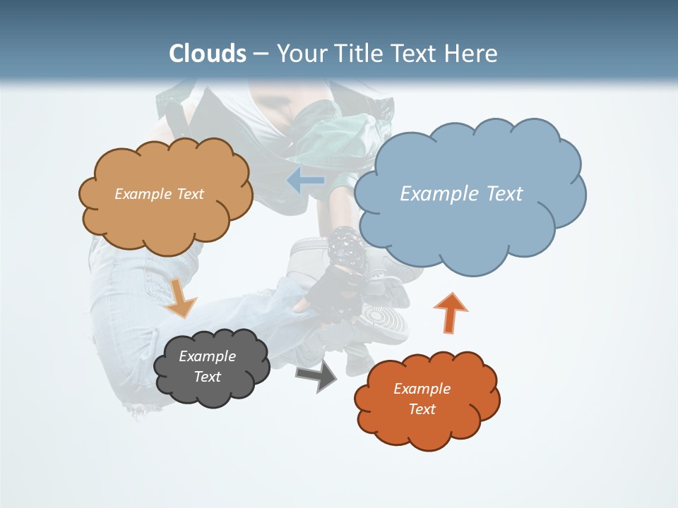 Dancer Mid Air Hip Hop PowerPoint Template