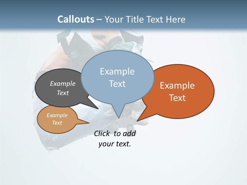 Dancer Mid Air Hip Hop PowerPoint Template