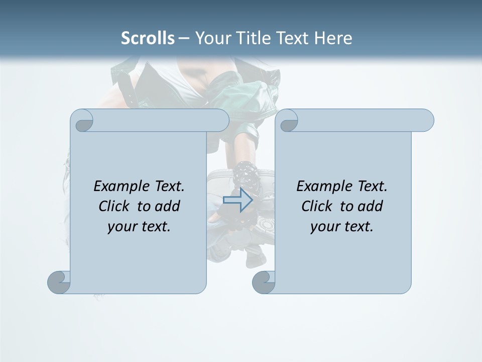 Dancer Mid Air Hip Hop PowerPoint Template