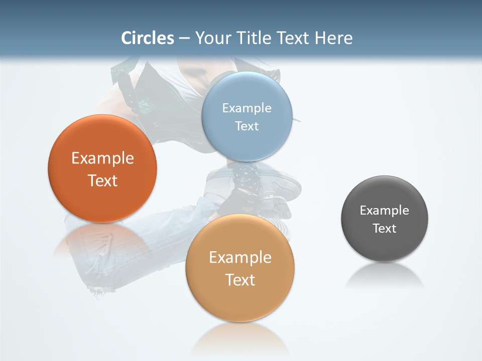 Dancer Mid Air Hip Hop PowerPoint Template