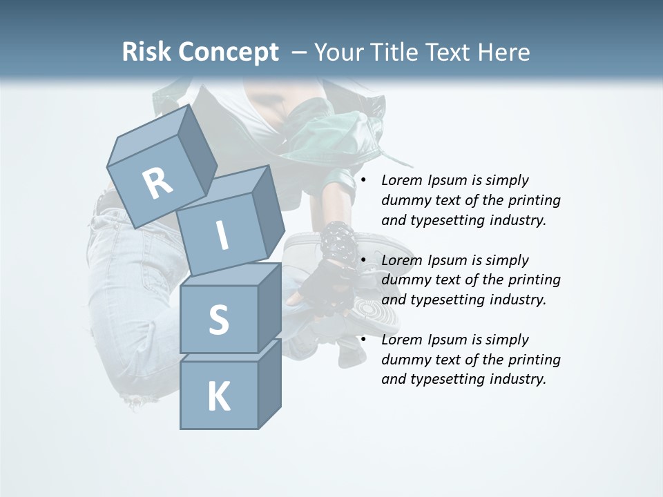 Dancer Mid Air Hip Hop PowerPoint Template