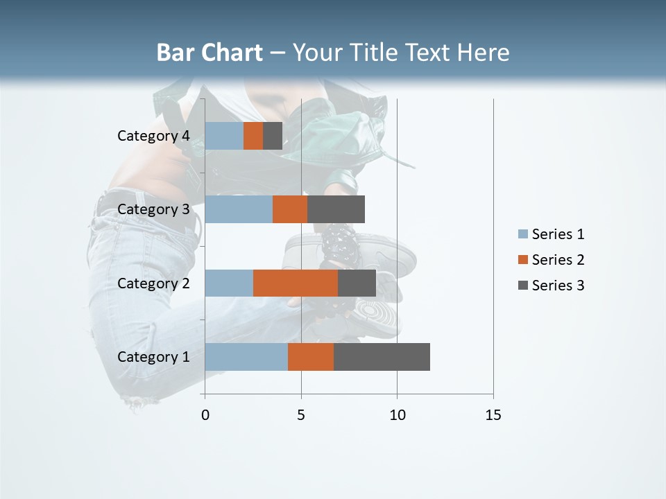 Dancer Mid Air Hip Hop PowerPoint Template