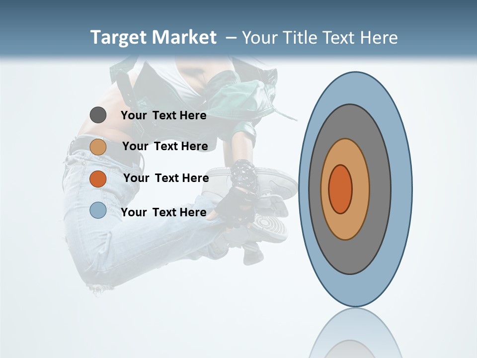 Dancer Mid Air Hip Hop PowerPoint Template