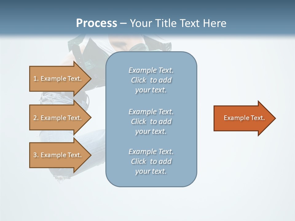 Dancer Mid Air Hip Hop PowerPoint Template