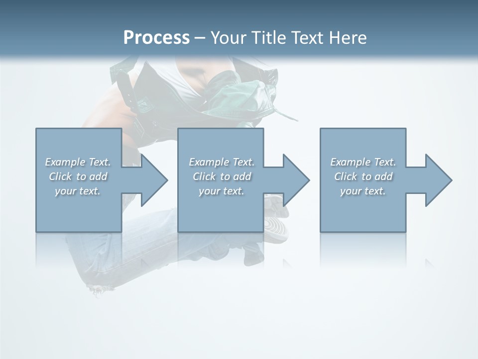 Dancer Mid Air Hip Hop PowerPoint Template