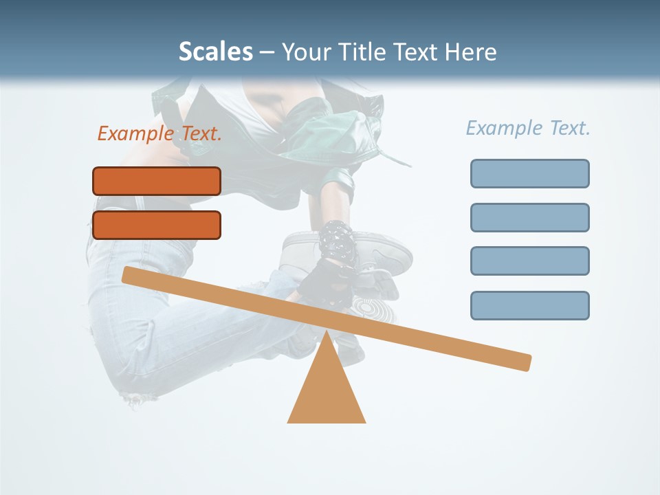 Dancer Mid Air Hip Hop PowerPoint Template