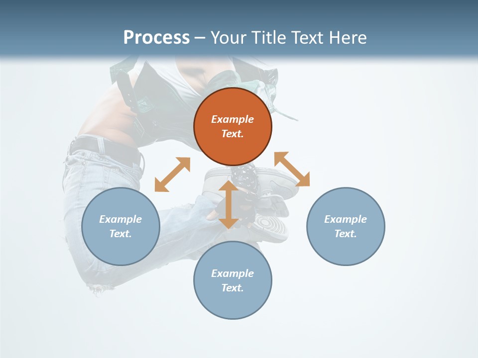 Dancer Mid Air Hip Hop PowerPoint Template