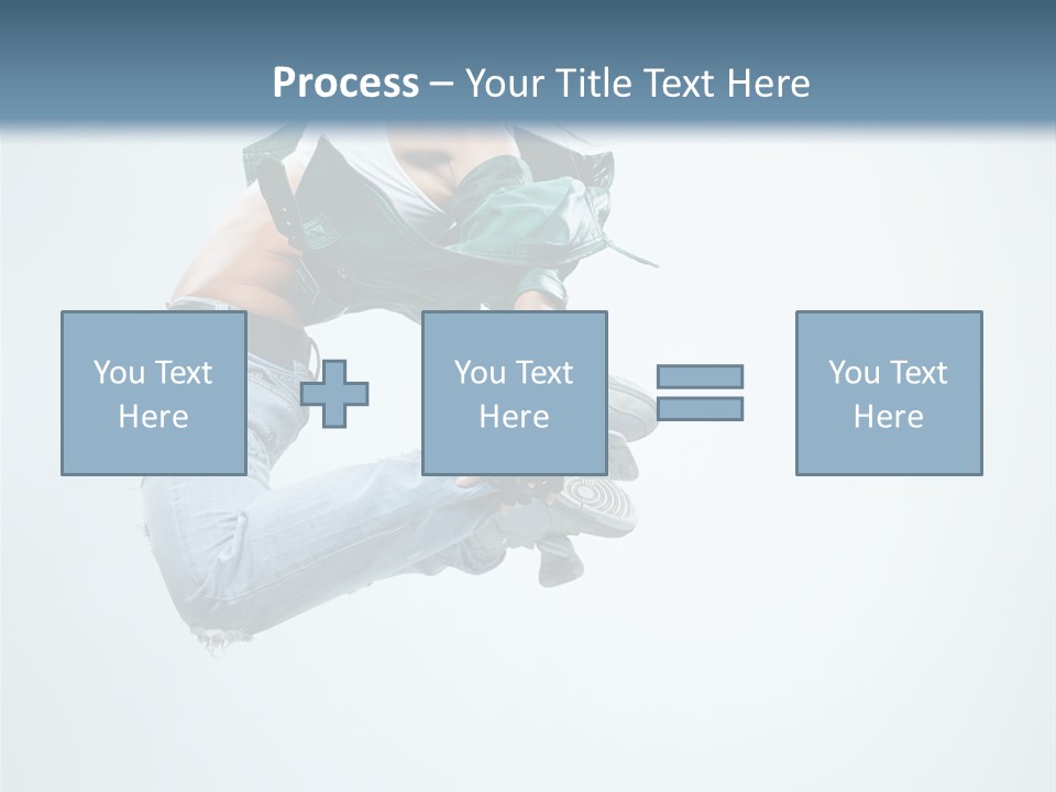 Dancer Mid Air Hip Hop PowerPoint Template