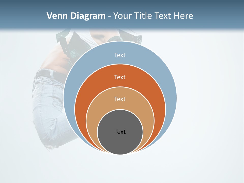 Dancer Mid Air Hip Hop PowerPoint Template