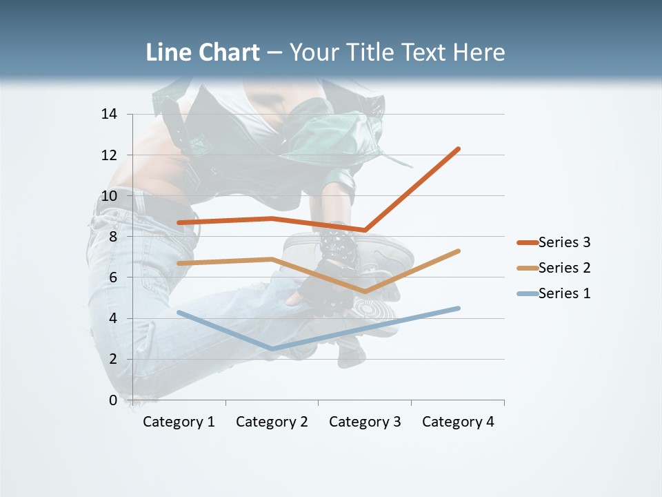 Dancer Mid Air Hip Hop PowerPoint Template