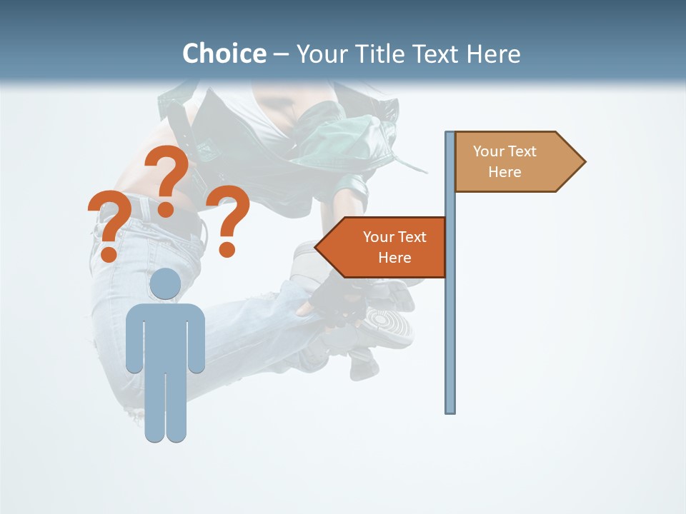 Dancer Mid Air Hip Hop PowerPoint Template