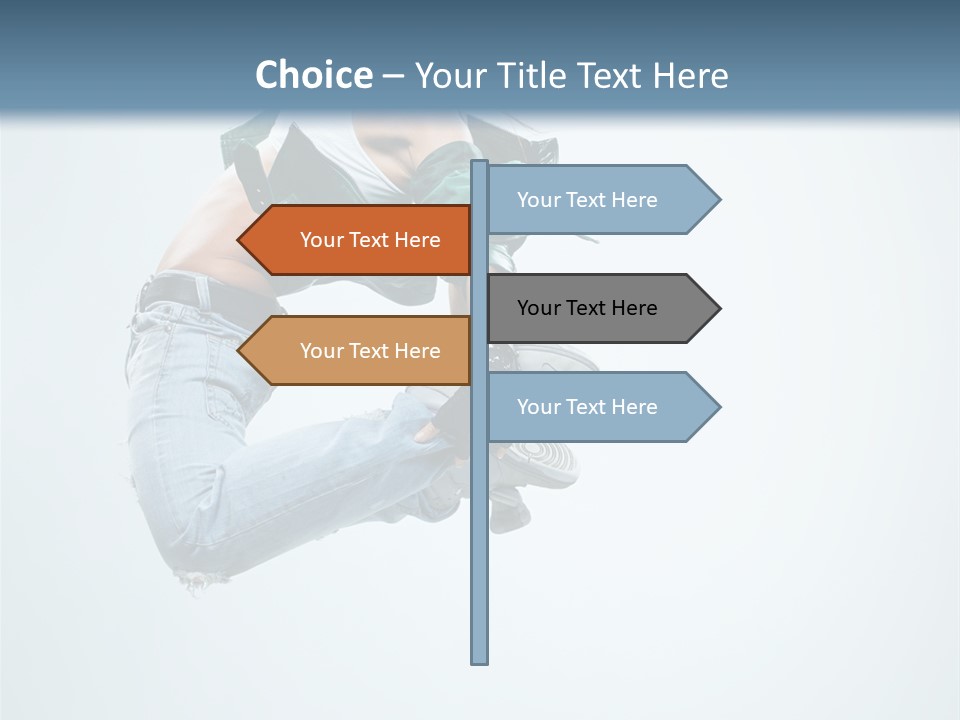 Dancer Mid Air Hip Hop PowerPoint Template